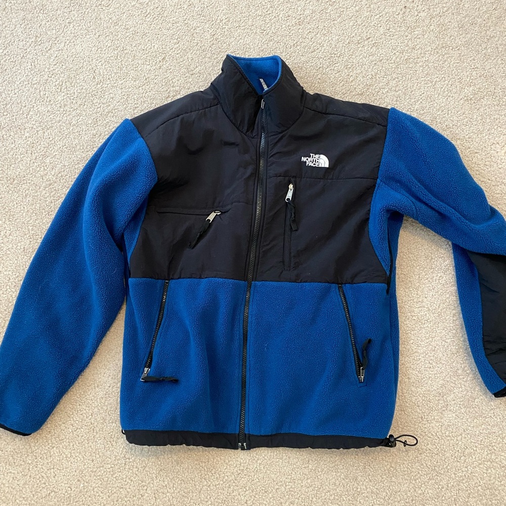Blue north face shell